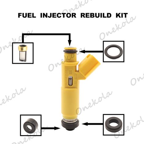 Fuel injector repair kit, seal and filter compatible with Toyota Camry 2.4 RAV4 23250-28050 (1/2)