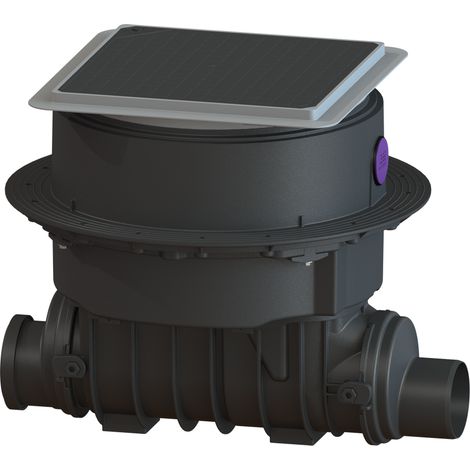 - Clapet anti-retour Staufix SWA DN 100, plaque de base, noir