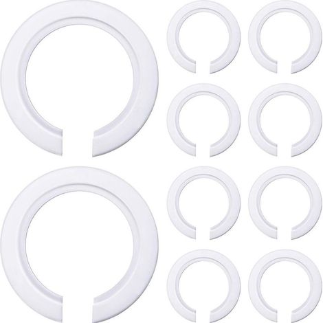lot De 10 Convertisseurs D'anneau De Douille En Plastique E27 E14 Pour Le Montage D'abat-jour Vis Edison Sur Des Douilles Baonnette (1/5)