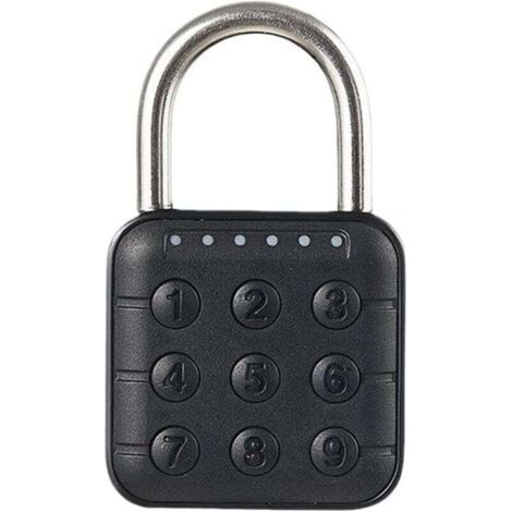 Cadenas à Combinaison De Boutons Réinitialisables pour L'extérieur avec Serrure Numérique, Cadenas Code De De Passe à 6 Chiffres pour Bagages, Bureaux, Casiers, Voitures Express