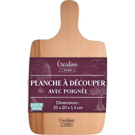 Planche à Servir Bois 35x20 cm Fromage et Pain (1/5)