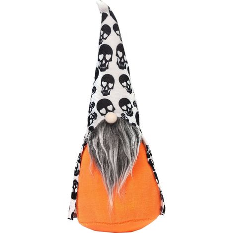 Gnome - Décoration Halloween - Figurine Naine En Peluche - Pour Intérieur Extérieur - 1 Pièce
