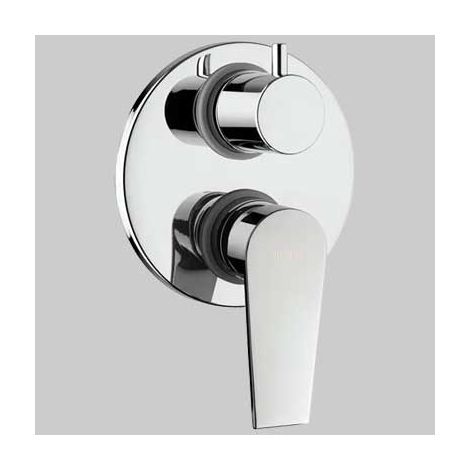 MONOCOMANDO DOCCIA INCASSO CON DEVIATORE LOGOS  Cromo     MAMOLI