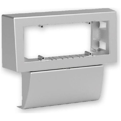 Scatola incasso alluminio 6-7 moduli arnocanali 10689.al