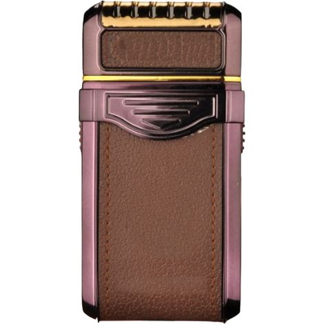 Rasoir Électrique Mini Barbe - Lame Unique Alternatif - Design Portable Violet - Usage Sec Et Humide - 1 Pièce (1/5)