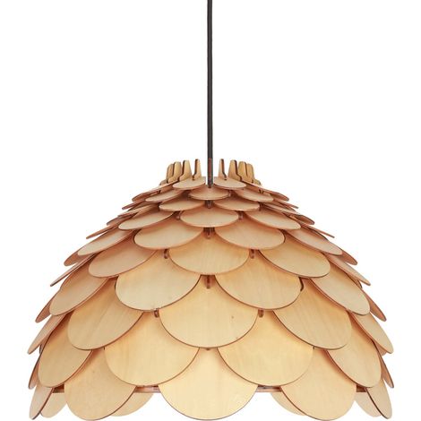 Suspension Burgo Ø35 bois clair E27 Light Prestige (1/5)