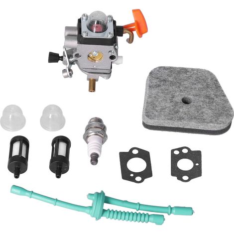 10 Pièces Carburateur en Aluminium Moulé Filtre à Carburant pour Taille-Bordures STIHL (1/5)