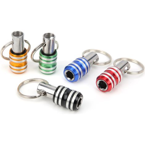 5 Pièces Clés à Choc Rapide en Alliage d'Aluminium 1/4" pour Douilles et Embouts (1/5)