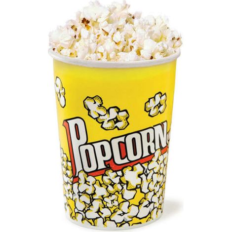 Kukoo - 25 Contenitori di Cartone Colorati per Popcorn 14x11cm