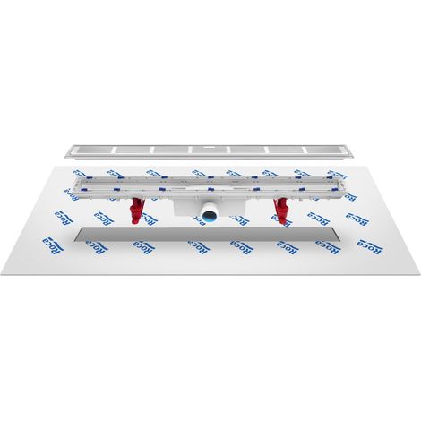 Kit de drainage avec toile géotextile pré-assemblée CANAL IN-DRAIN - ROCA Dimensions : 850x50 mm (1/2)