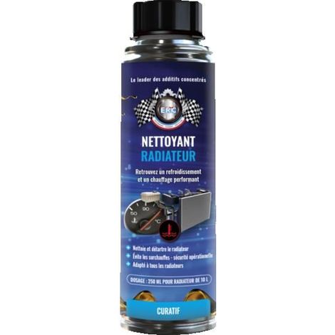 Nettoyant radiateur - Système de refroidissement - Moteur essence/diesel - ERC - 250ml