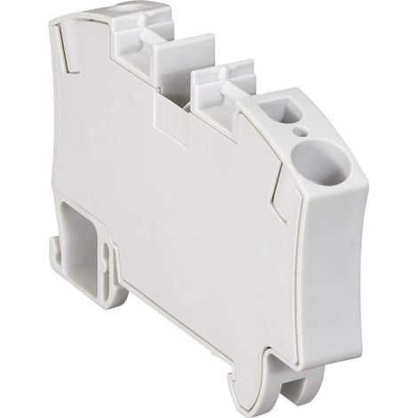 Legrand 037263 - Bloc de jonction Viking 3 à ressort - 1 jonc/2 conduct - 1entr/1sortie - gris - pas 10 (1/4)