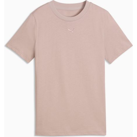 Camiseta rosa para niña con logo de gato centrado de Puma ESS 69297289 r 128 (1/5)