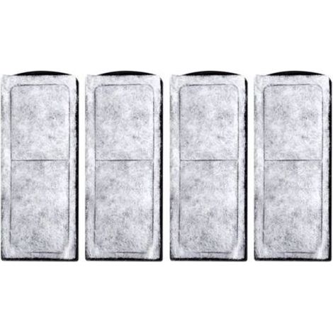 Aquarienfilterwatte, Aquarienfilterkartusche, Ersatzwatte für Aquarienfilter, Aquarienfilterkartusche, Wandmontagezubehör für Aquarienfilter, 4 Stück (1/5)