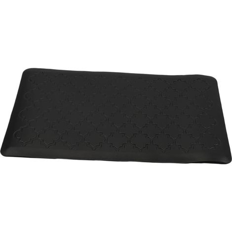 Tappetino antiscivolo imbottito in PVC per cucina, comodo, facile da pulire, per casa, ufficio, lavello, lavanderia, nero 44 x 120 x 1,2 cm. (1/2)
