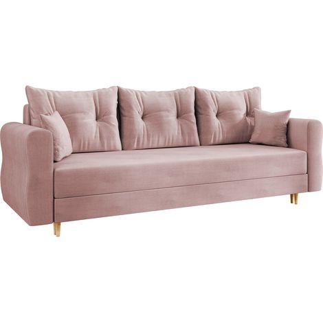 Sofá cama Veldala 101, Manila 09, Almacenaje, 0, 85x231x77cm