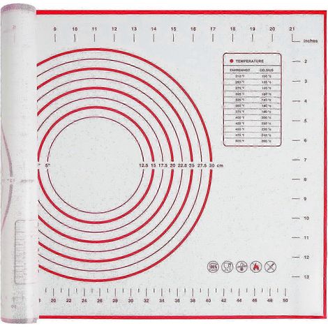 Tappetino per impastare in silicone riutilizzabile (40 x 60 cm) (1/5)