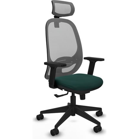 Chaise de bureau piqueras y crespo Cilanco noir mousse haute densité (1/2)