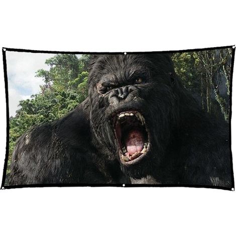 Écran de projection extérieur, lavable, pliable, anti-plis et portable. (1/5)