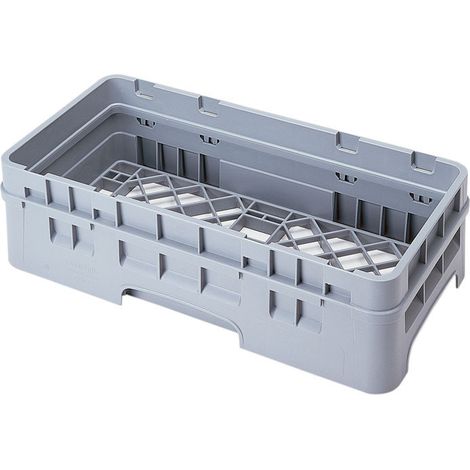 Demi-casier avec 1 extension - 50 x 25 x 14.3 cm - Gris Clair - Lot de 5 - Cambro