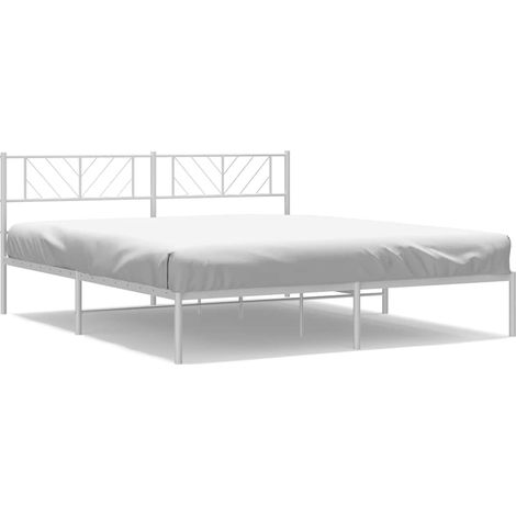 Maison Exclusive - Estructura cama sin colchón con cabecero metal (1/5)