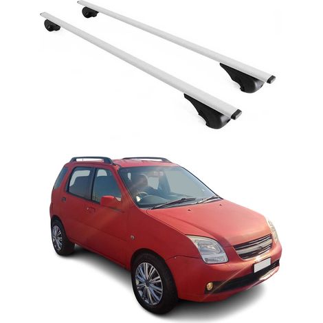 OMAC Barres de toit pour Chevrolet Cruze 2001-2004 – TÜV / DIN 75302:2019 – Antivol inclus – Charge max 75 kg – 2 barres Argent (1/4)