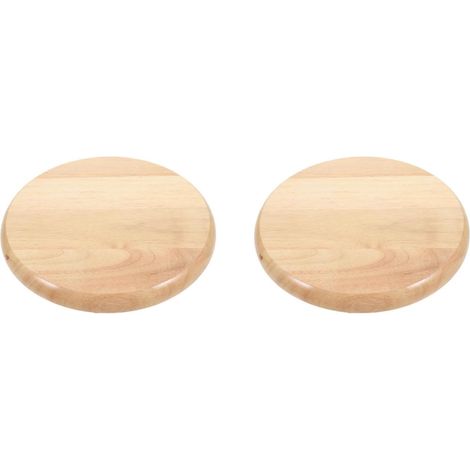 Assise De Remplacement Ronde en Bois 11.6 Pouces pour Tabouret De Bar Lot De 2 Siège De Bar Cuisine Restaurant Événements (1/5)