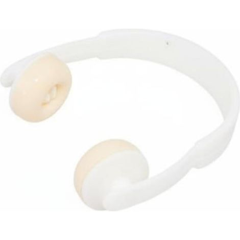 Casque de Poupée pour Accessoire Réaliste Tenue de Mode Miniature Compatible OB11 Accessoire Polyvalent Adapté à la Photographie Artistique Décoration de Collection, Blanc (1/5)