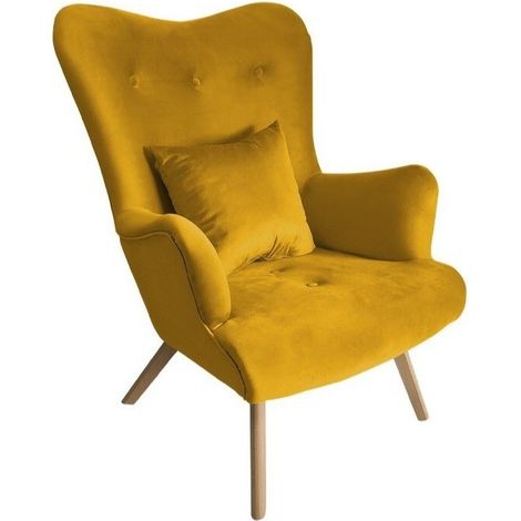 Sillón Clovis 102, Magic Velvet 2234, 100x76x90cm, Tapiz, Patas: Madera, 0