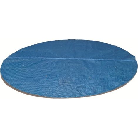 Intex – Bâche à bulles pour piscine ronde 5,49m – Limite évaporation – Réchauffe l'eau – Épaisseur 120 microns – Couverture solaire bleue