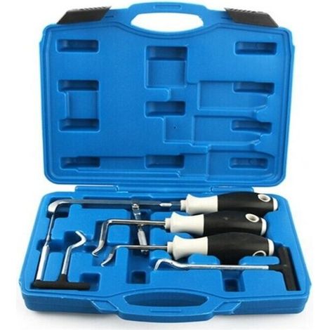 Set 6 attrezzi ganci per la rimozione guarnizioni anelli o-ring paraolio HY63631 (1/4)