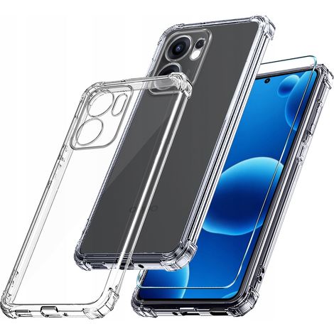 Schutzhülle für Oppo Reno 13 FS 5G  F 5G Panzerschutzhülle aus Silikonkautschuk und dünnem Glas (1/5)