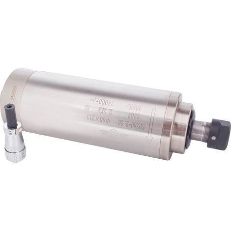 Moteur de broche refroidi par eau, inverseur VFD, système de pince ER20, Juste un fuseau (1/2)
