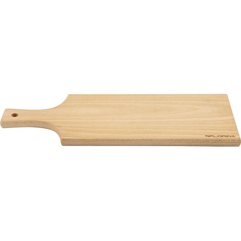 Küchenbrett aus Holz mit Griff, 40 x 14 cm