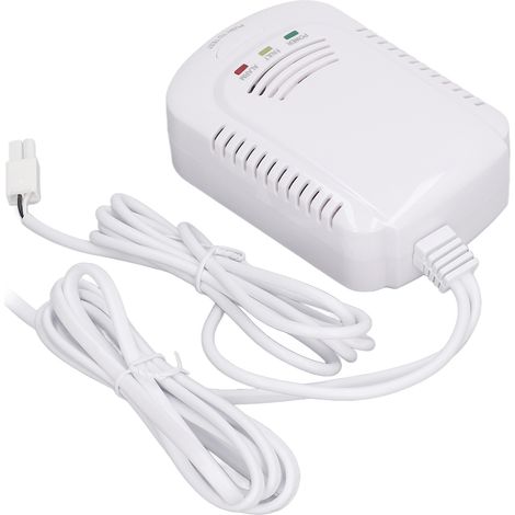 Détecteur de gaz naturel haute sensibilité à double capteur, détecteur de CO, alarme AC90-240V, prise UE (1/5)