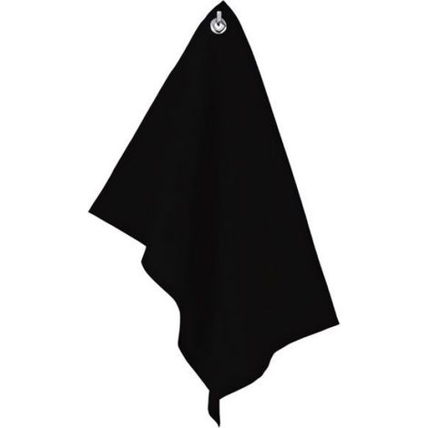 Torchon Cuisine - Coton Half Panama - 50x70 cm - Noir - 1 Pièce