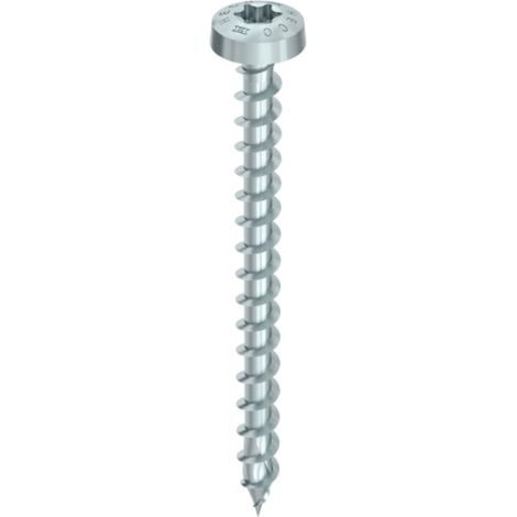 HECO Rundkopf TOPIX-plus 4,5 x 40, T-Drive, Variables Vollgewinde, verzinkt blau, A3K 200 Stk (1/5)