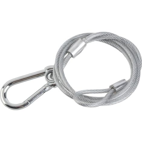 Stahldraht für Bühnenbeleuchtung, Sicherheitsseile, Ausrüstungsschiene für LED-PA-Scheinwerfer mit Moving Head, 3 mm, 10 Stück. (1/5)
