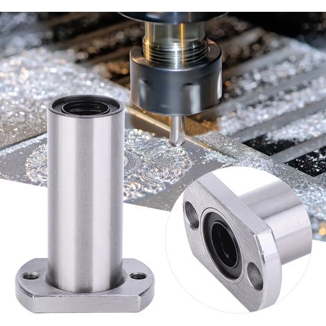 Palier linéaire à bride, ellipse longue, acier, haute précision, pour machines électroniques LMH13LUU (1/5)