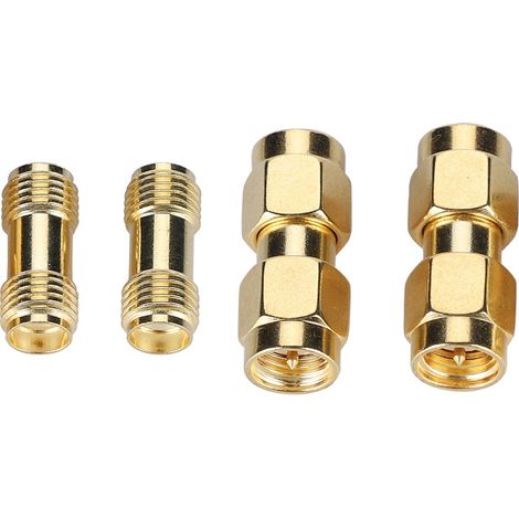 Adaptateur SMA Mâle-Mâle et Femelle-Femelle - Connecteur RF Coaxial Haute Fréquence (1/5)