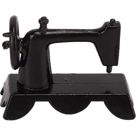 Machine à Coudre Miniature 1:12 pour Maison de Poupée, Loisirs Créatifs et Collection (1/5)