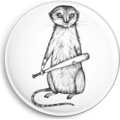 Auftragskiller Harry Erdmännchen Magnet