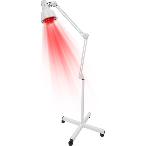 Lampe Chauffante, 275W Lampe Chauffante Infrarouge, Avec Socle, Températures Réglables, Domestique Lumière Rouge Pour Soulager Douleur, Utilisé Dans Maisons, Hôpitaux De Rééducation Et Autres Lieux
