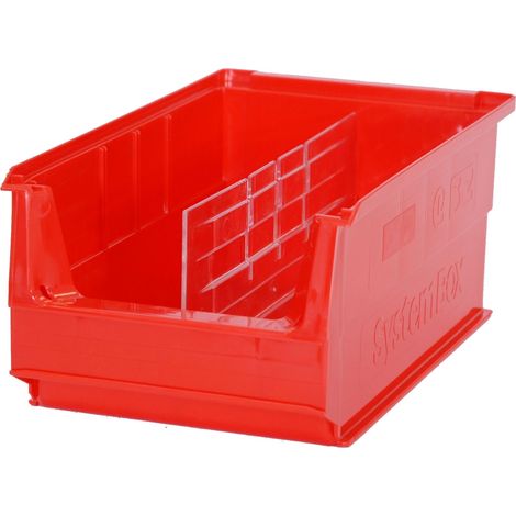 PROVOST - Séparateur longitudinal transparent pour bac Systembox 350 x 210 x 145 mm - Lot de 10 (1/2)