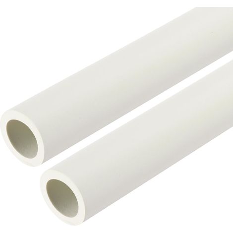 2pcs Tube d'Isolation Mousse pour Tuyau 61cm/24" Blanc (1/5)