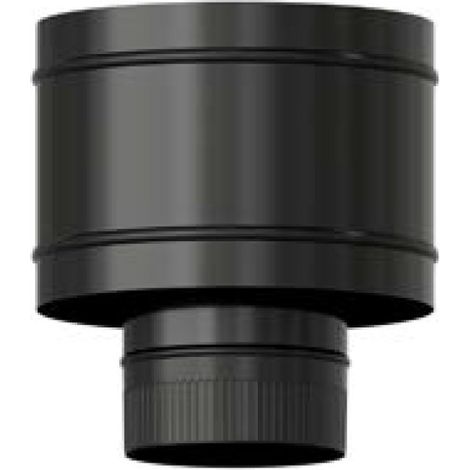 Chapeau de poele anti-rétractile vitrifié 90° Ø200 mm AV200