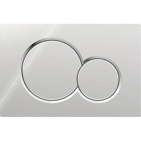 Pour Plaque de déclenchement Geberit Sigma01 pour rinçage double touche: chromé brillant (115.770.21.5) (1/4)