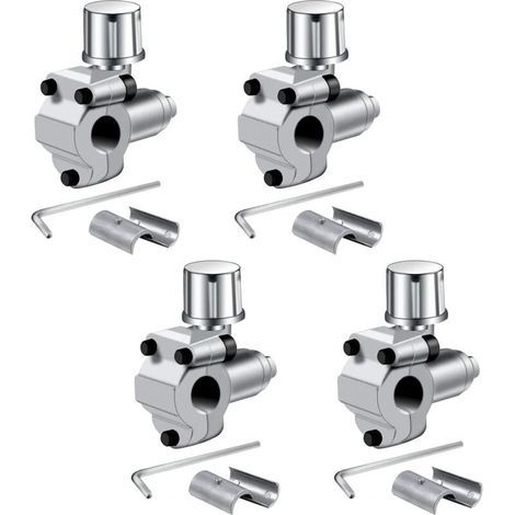 Valves de piercing BPV-31 pour réfrigérateur de climatisation - compatibles avec les tuyaux de 1/4, 5/16, 3/8", remplace BPV31, BPV31D, GPV14, GPV31, GPV38, GPV56, MPV31/paquet de 4 (1/5)