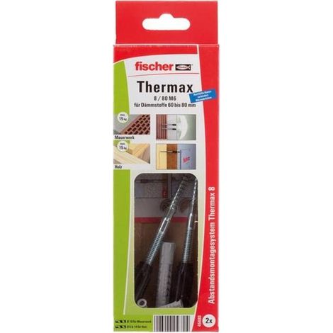 Fischer 2x sistema de distancia Thermax 8/80 M6 B - 45680