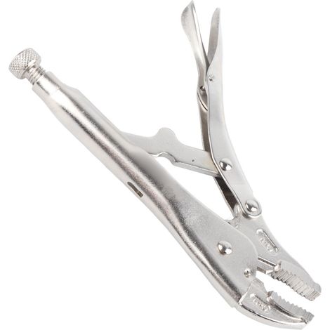 Pince à mâchoires courbes à verrouillage, acier chrome vanadium, serre-joint mini portable pour fixation de pièces, 220mm (1/5)